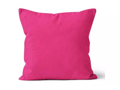 Mikroplyšový povlak na polštář 40x40 cm - Fuchsiová