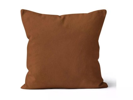 Mikroplyšový povlak na polštář 40x40 cm - Hnědá