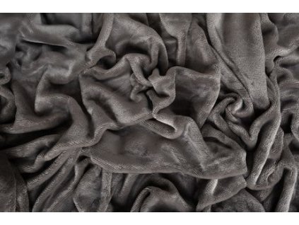 2363 prosteradlo mikroflanel tmave sede 90x200 cm 3