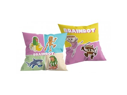 Dekorační polštářek 40x40 cm - Italian Brainrot