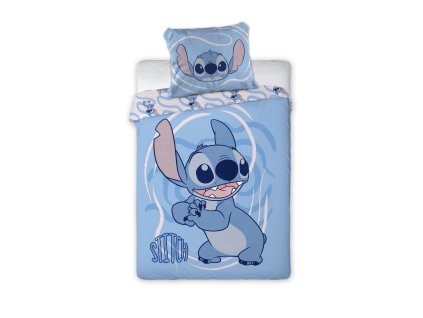 Povlečení do postýlky 100x135 + 40x60 cm - Lilo and Stitch 002