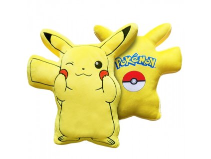 Tvarovaný polštářek - Pokémon Pikachu