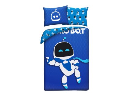 Povlečení z mikrovlákna 140x200 + 70x90 cm - Astro bot