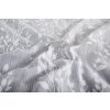 Saténové povlečení s žakárovým vzorem 140x200 + 70x90 cm - Boston šedý