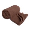 Pletená deka LILI 75x100 cm - Hnědá2