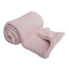 Pletená deka LILI 75x100 cm - Světle růžová2