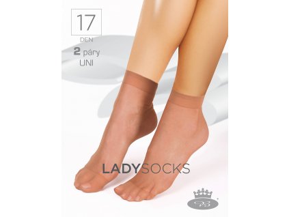 ponožky LADY socks 17 DEN / 2 páry