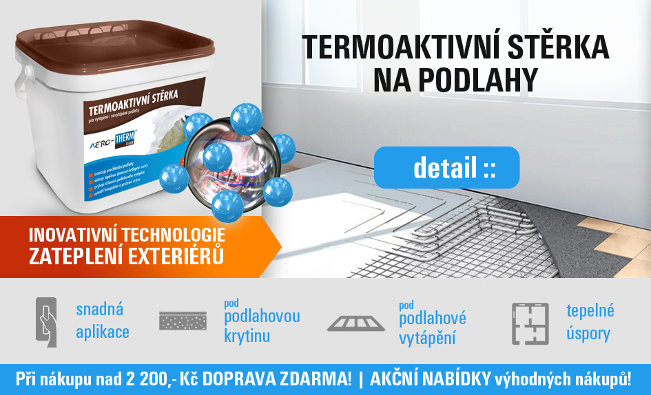 Termoaktivní stěrka na podlahy