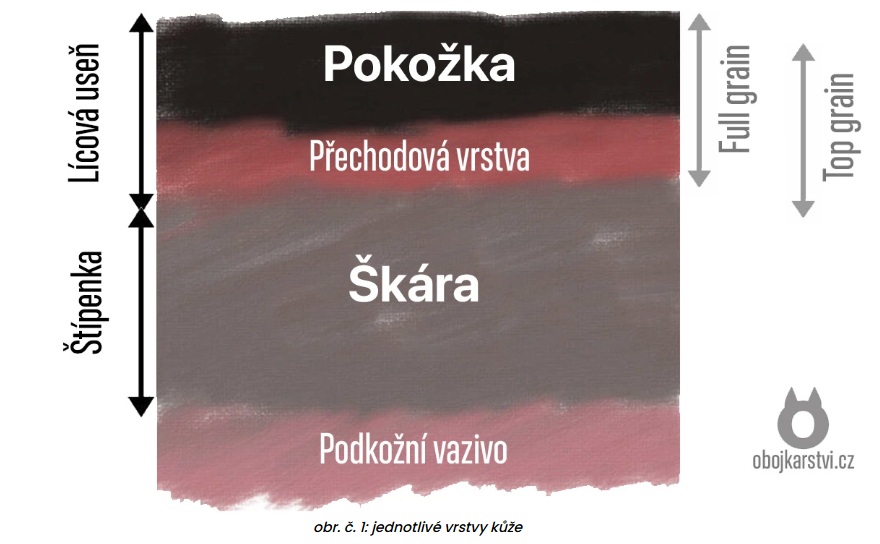 Druhy kůže a jejich kvalita