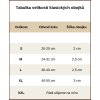 tabulka velikosti klasickych obojku