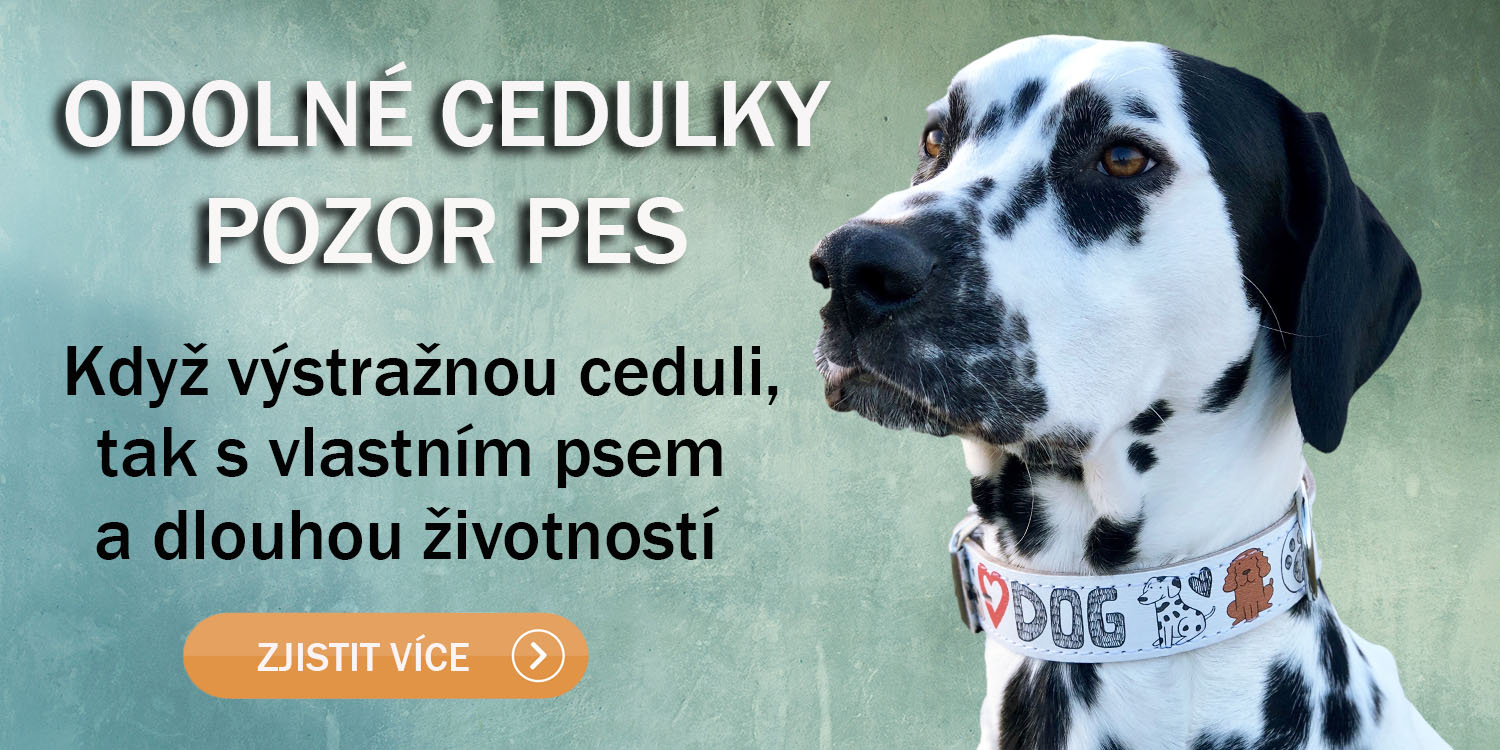 Výstražné cedule pozor pes