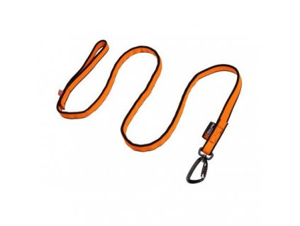 Vodítko s amortizérem Non-stop dogwear 2 délky oranžové