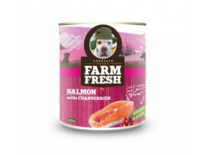Farm Fresh salmon with peas & cranberries