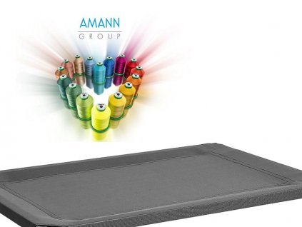 Kompletní dvojité prošití starého potahu lehátka nitěmi Amann Onyx