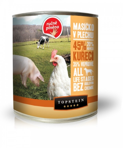 Topstein Masíčko v plechu - kuřecí 800g