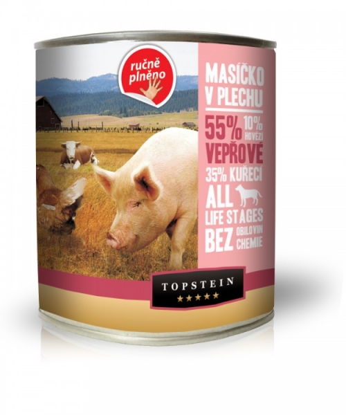 Topstein Masíčko v plechu - vepřové 800g