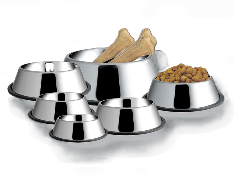 Stabilní nerezová miska s protiskluzem Velikost misky: 200 ml / 12 cm