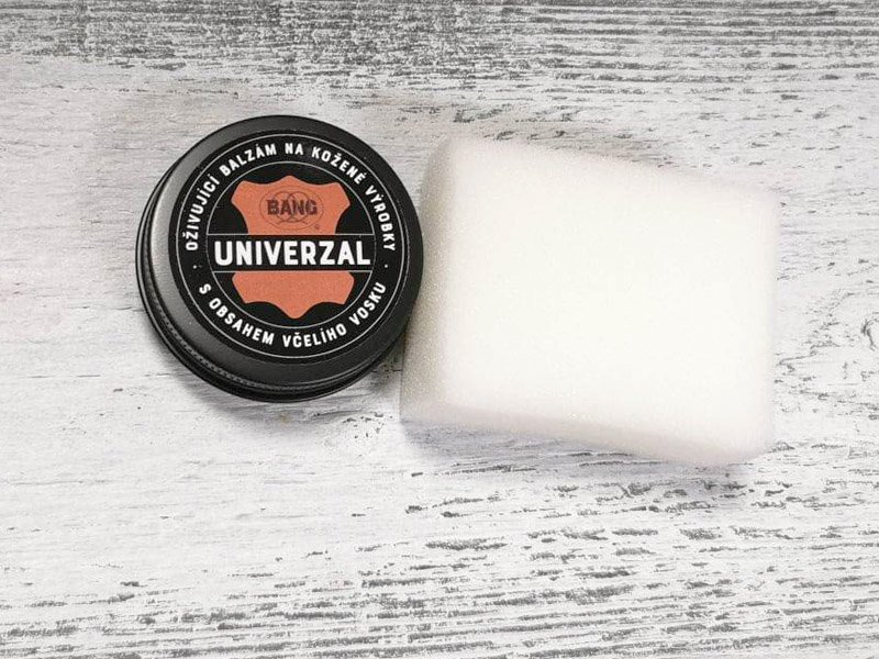 Přírodní balzám na kůži s houbičkou