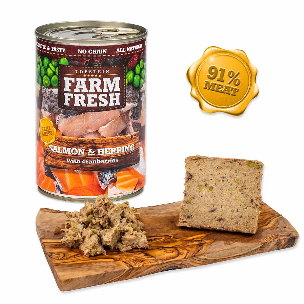 Farm Fresh Salmon and Herring with Cranberries Hmotnost kg: 0,375