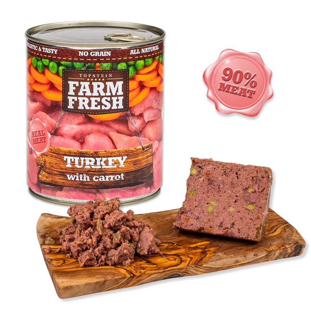 Farm Fresh Turkey with Carrot Hmotnost kg: 0,4