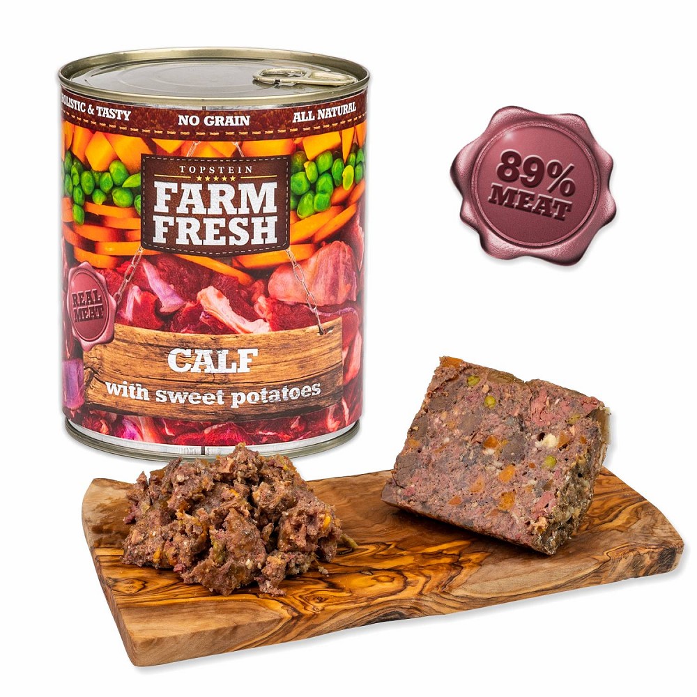 Farm Fresh Calf with Sweet Potatoes Hmotnost kg: 0,4