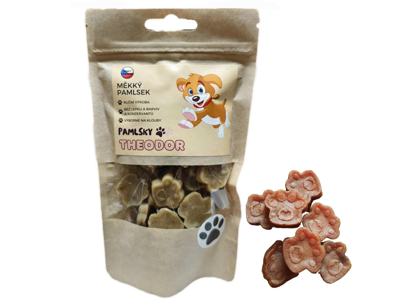 Tlapky ZVĚŘINA - měkké masové pamlsky pro všechny psy
