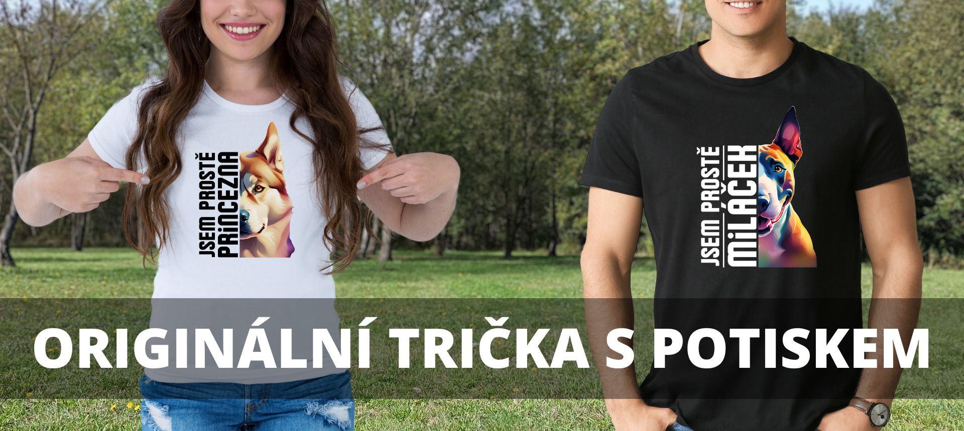 Trička s potiskem