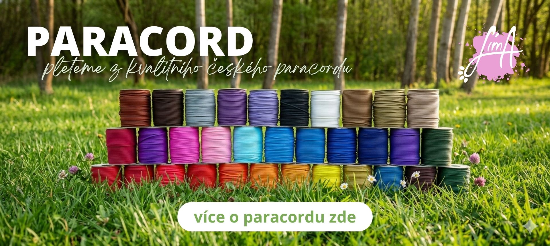 Obojky Síma - Pleteme z českého paracordu