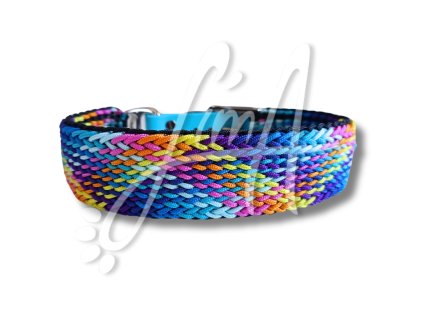 Obojek Jessie - paracordový obojek pro střední psy