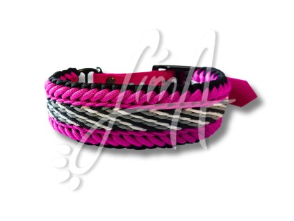 Obojek Fanny - paracordový obojek pro střední a velké psy