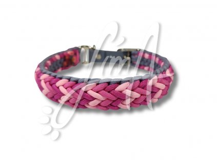 Obojek Fantom - paracordový obojek pro malé a střední psy