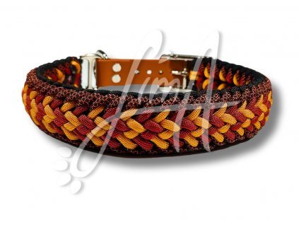 Obojek Mickey - paracordový obojek pro střední psy psy