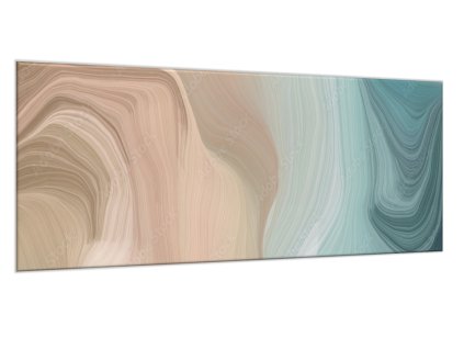 Obraz skleněný elegantní moderní abstraktní vlna (Rozměry-obdélník 90 x 120 cm)