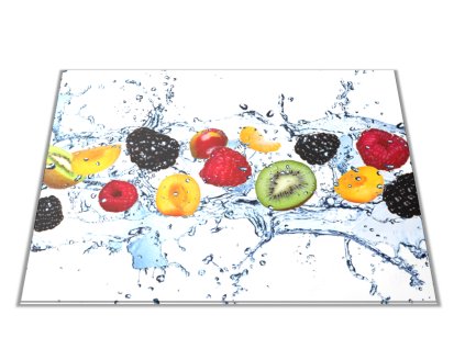 Skleněné prkénko mix ovoce ve vodě (Prkénko 40x30cm)
