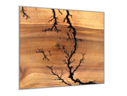 Sklo do kuchyně ornament řez dřevo hruška (Rozměry skla do kuchyně 60 x 150 cm)