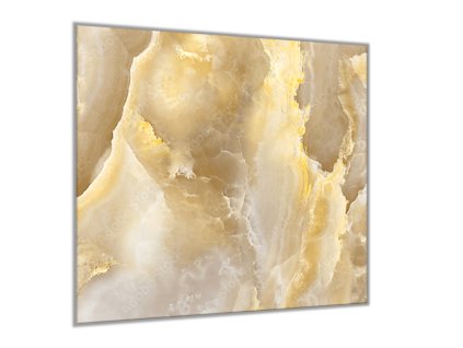 Sklo do kuchyně textura zlato žlutá kamenina (Rozměry skla do kuchyně 60 x 150 cm)