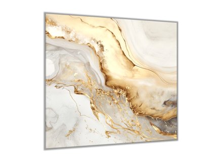 Sklo do kuchyně zlatá mramorová luxusní textura (Rozměry skla do kuchyně 60 x 150 cm)