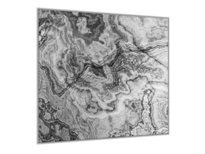 Sklo do kuchyně textura černo bílý mramor (Rozměry skla do kuchyně 60 x 150 cm)