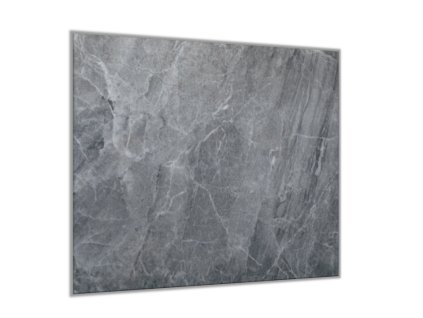 Sklo do kuchyně mramor středně šedý (Rozměry skla do kuchyně 60 x 150 cm)