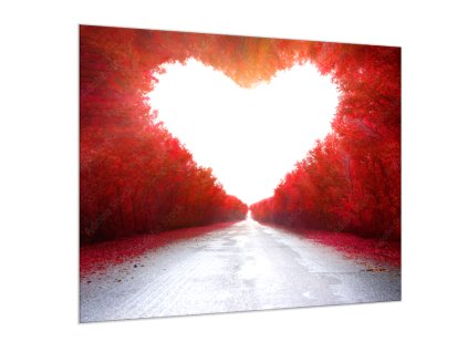 ochrana kuchynske desky kalene sklo s grafikou cesta k lasce 90264807