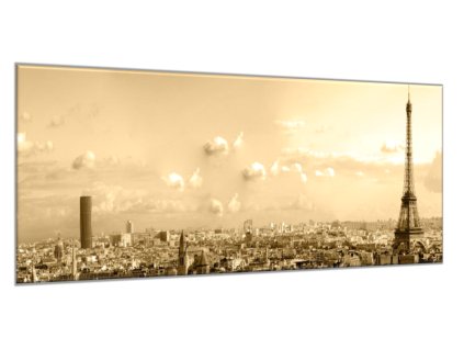 Obraz skleněný Eiffel Paris (Rozměry-obdélník 90 x 120 cm)