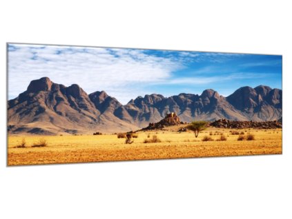 Obraz skleněný skály pouště Namibie (Rozměry-obdélník 90 x 120 cm)