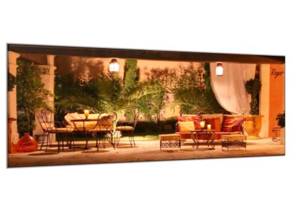 Obraz skleněný zátiší k odpočinku (Rozměry-obdélník 90 x 120 cm)