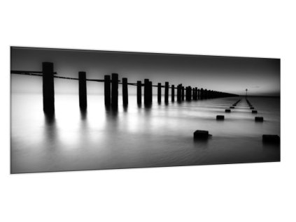 Obraz skleněný hranice Temže a Severního moře (Rozměry-obdélník 90 x 120 cm)