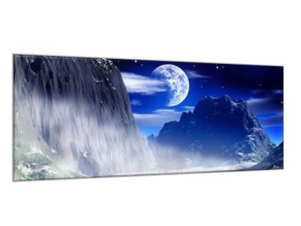 Obraz skleněný fantasy krajina (Rozměry-obdélník 90 x 120 cm)