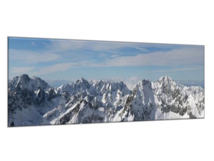 Obraz skleněný štíty hor Tatry (Rozměry-obdélník 90 x 120 cm)