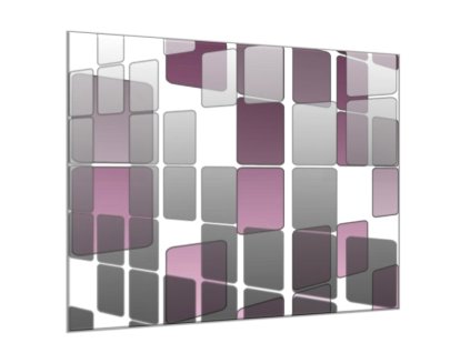 Obraz skleněný čtvercový prostorové čtverce (Rozměry-čtverec 90 x 90 cm)