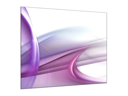 Obraz skleněný čtvercový fialová abstraktní vlna (Rozměry-čtverec 90 x 90 cm)