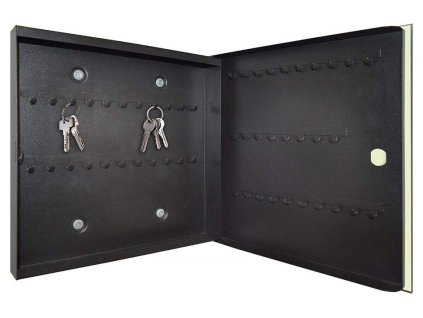 Skříňka na klíče 30x30cm trs vinné révy (Barva skříňky Černá, Otevírání Pravé)