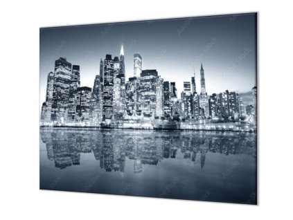 Ochranná deska Manhattan New York (Lepení na zeď Bez lepení na zeď, Rozměr 70x70 cm)